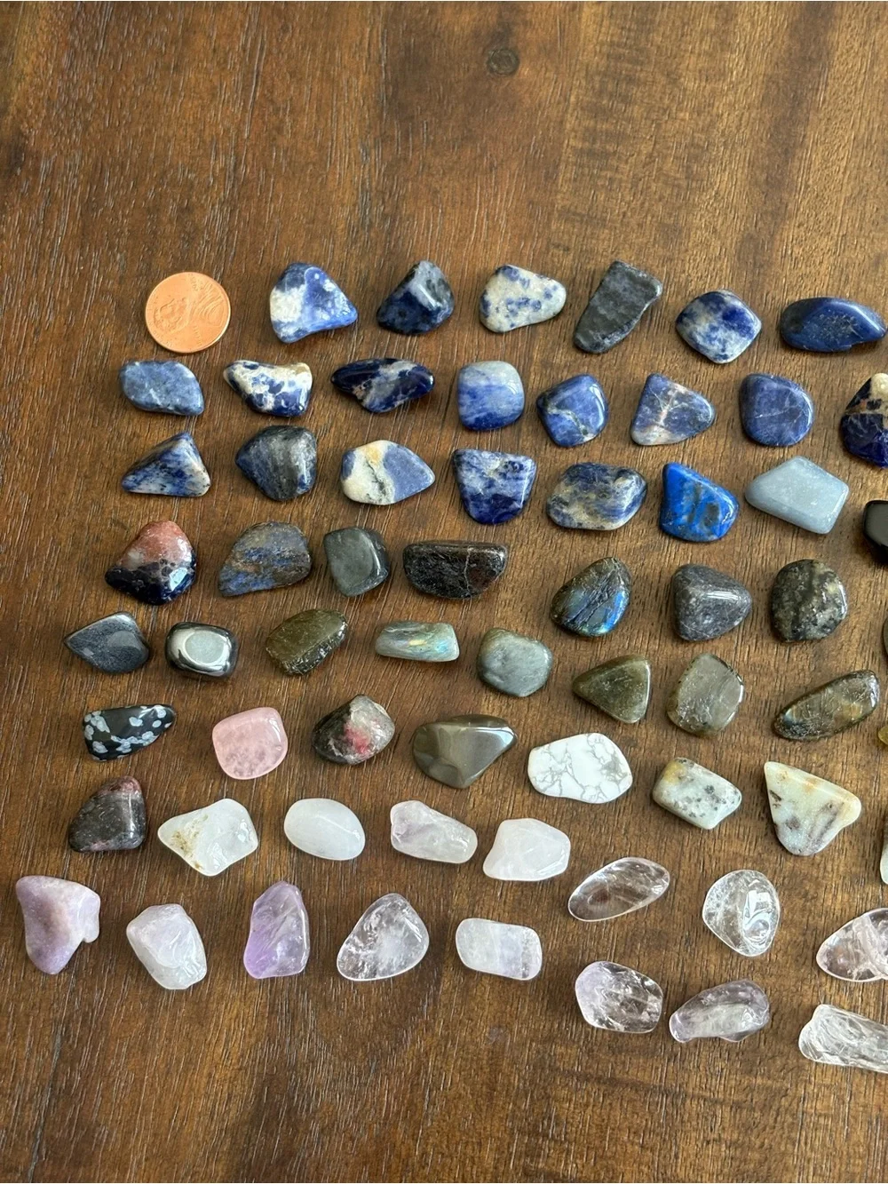 Small Crystal Tumble Set - Polished Gemstone Tumble Bundle